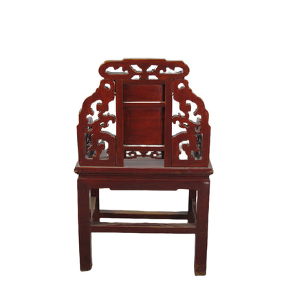Asian Classic Solid Wood Arm Chair (Set of 2)