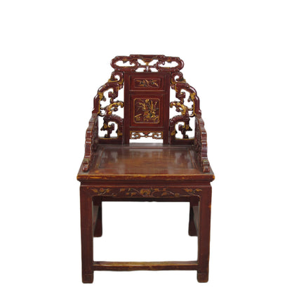 Asian Classic Solid Wood Arm Chair (Set of 2)