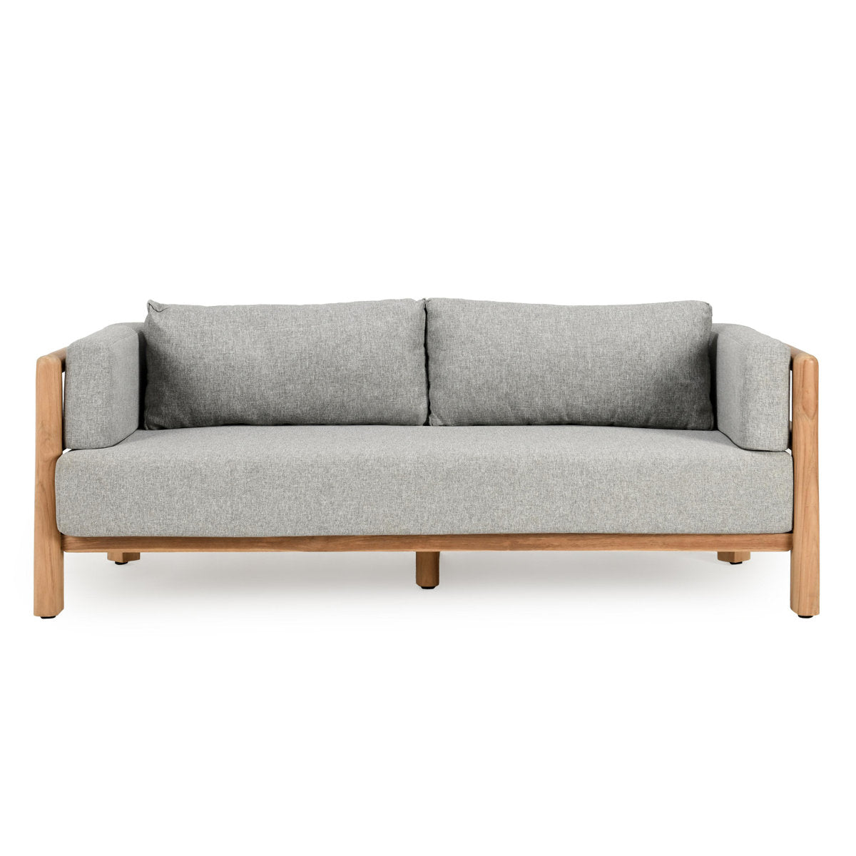 Aston 82" Outdoor Sofa Natural/gray