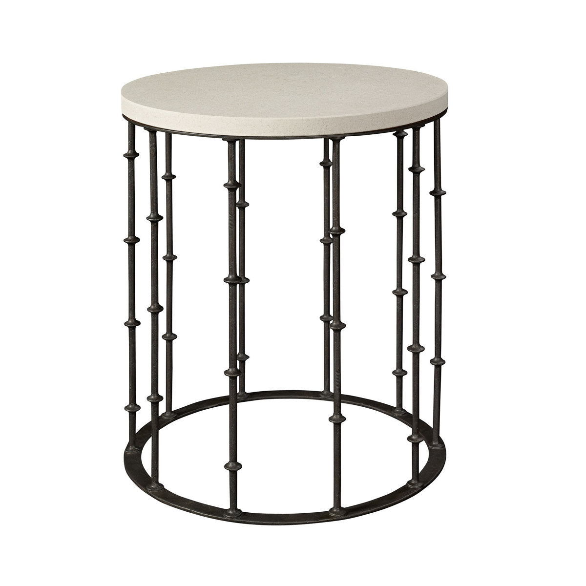 Astor Side Table With Stone Top