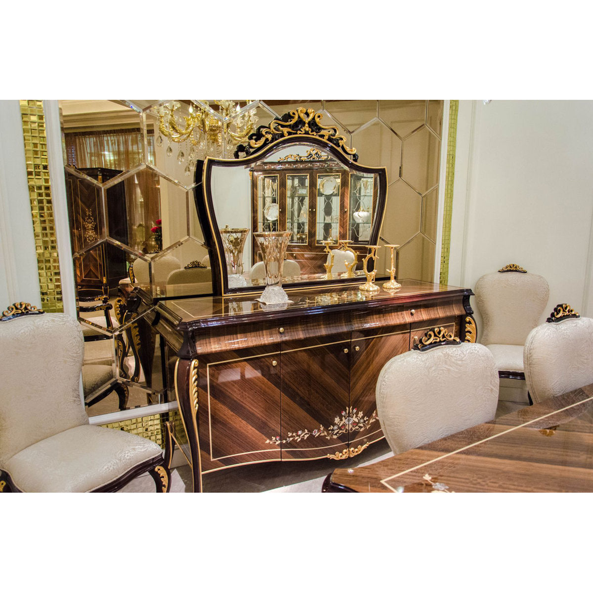 Athena 70.87'' W Solid Wood Sideboard
