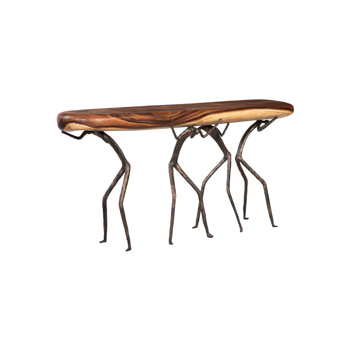 Atlas Console Table, Natural Finish