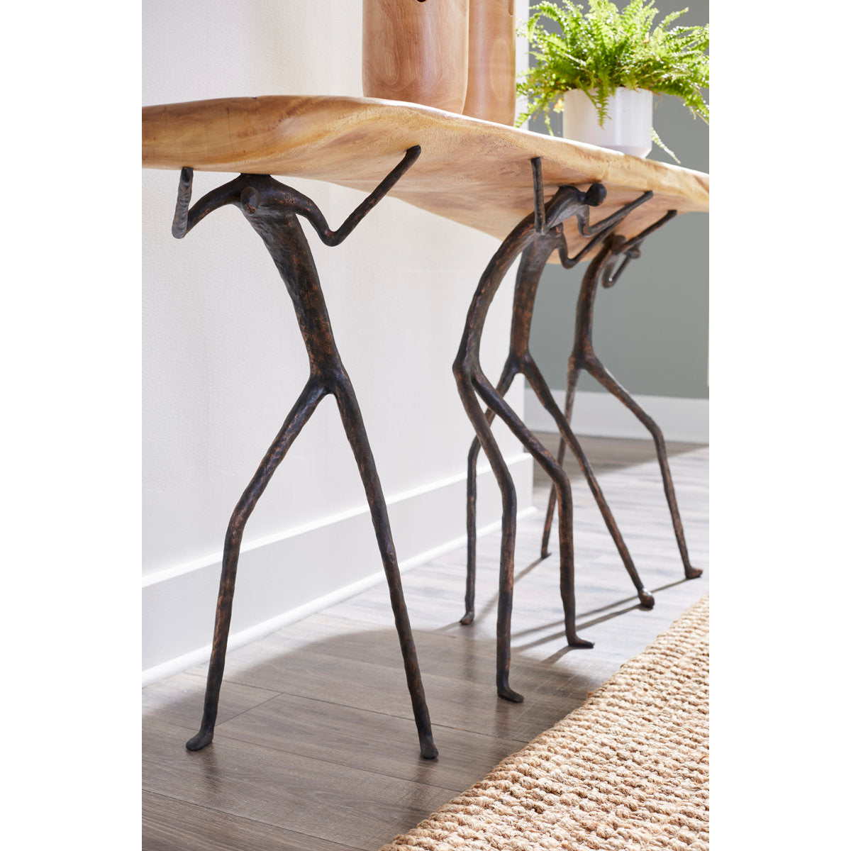 Atlas Console Table, Natural Finish