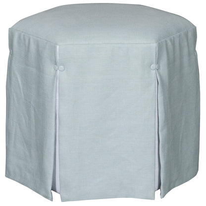Aubree Hexagon Waterfall Skirt Ottoman