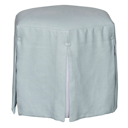 Aubree Hexagon Waterfall Skirt Ottoman
