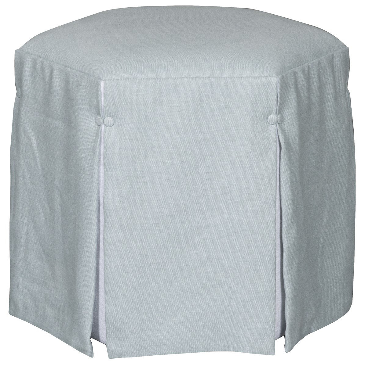Aubree Hexagon Waterfall Skirt Ottoman
