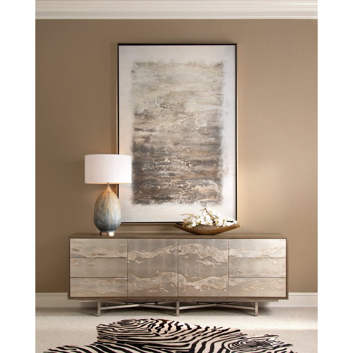 Audley 94.5'' W Solid Wood Sideboard