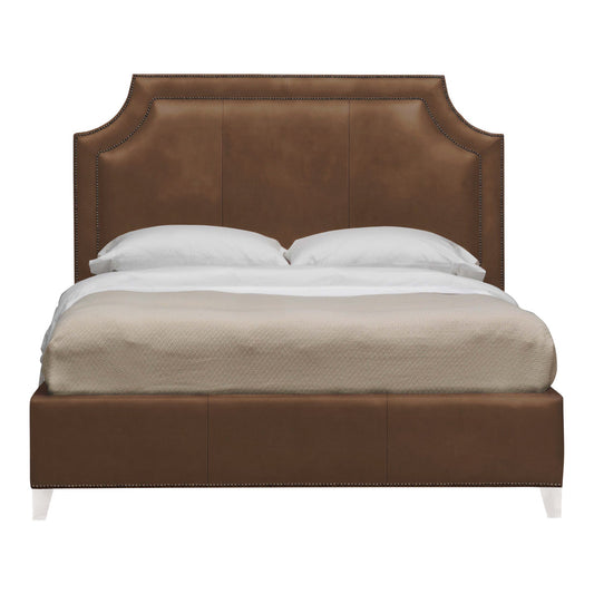 Audrey/Asher Queen Leather Bed