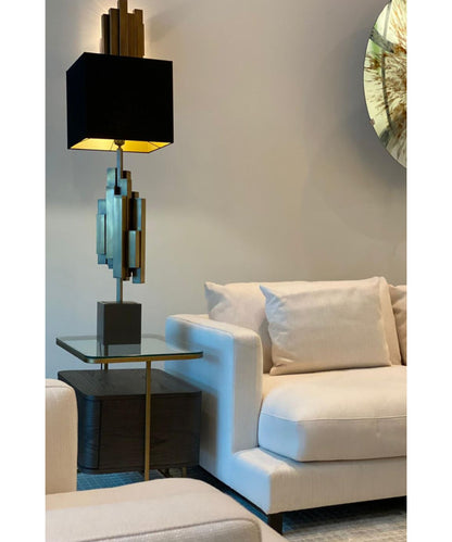 Augusto Glass End Table
