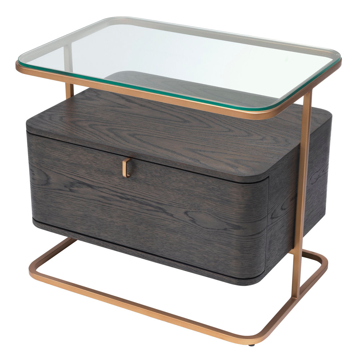 Augusto Glass End Table
