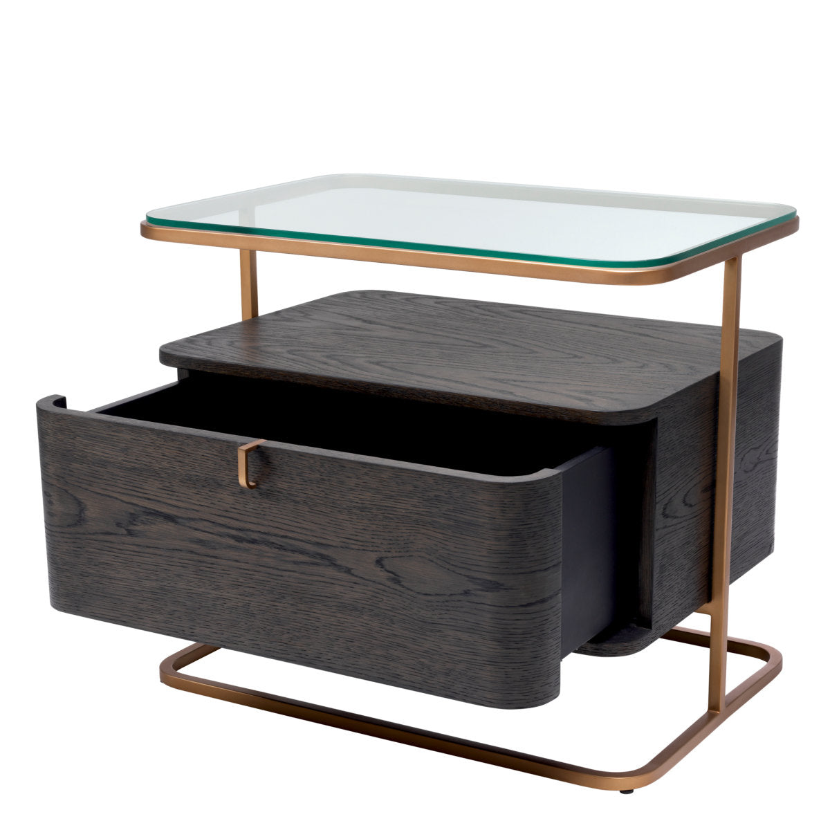 Augusto Glass End Table