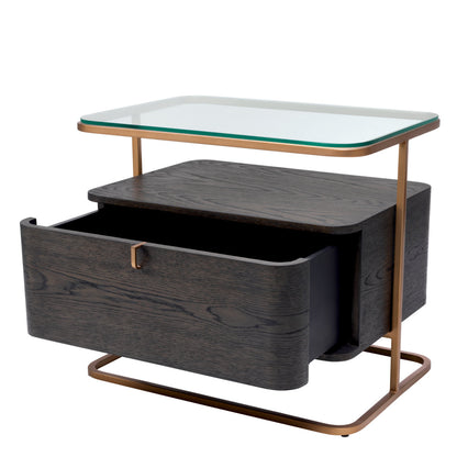 Augusto Glass End Table