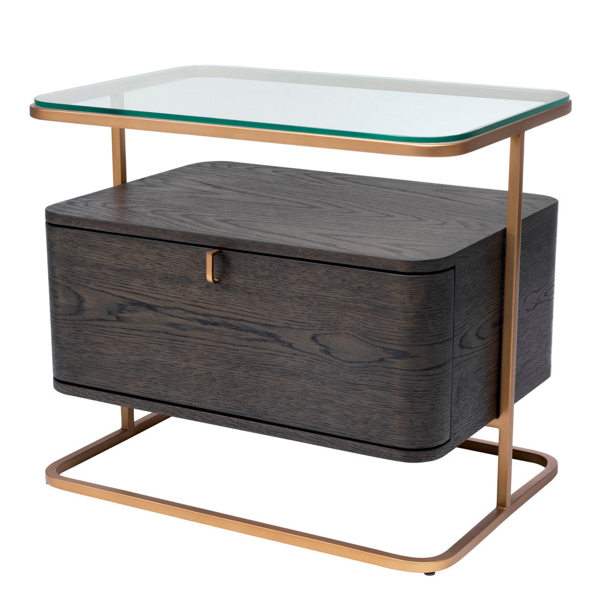 Augusto Glass End Table