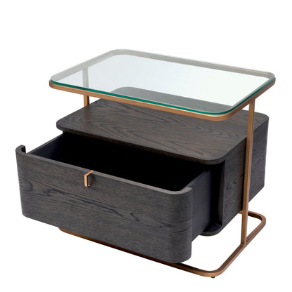 Augusto Glass End Table
