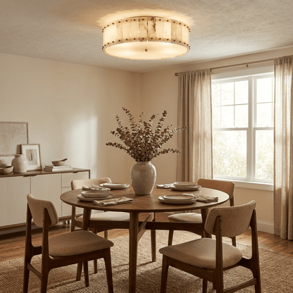Aurelia Alabaster Ring Ceiling Lamp