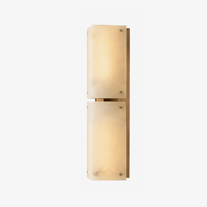 Aurelia Double Panel Alabaster Wall Light