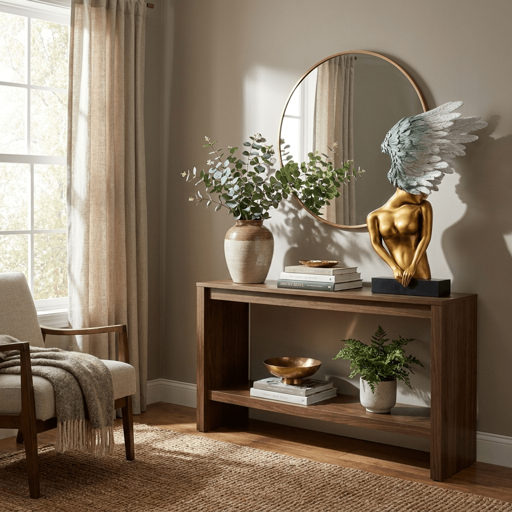 Aurelia Winged Bust Sculpture
