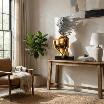 Aurelia Winged Bust Sculpture