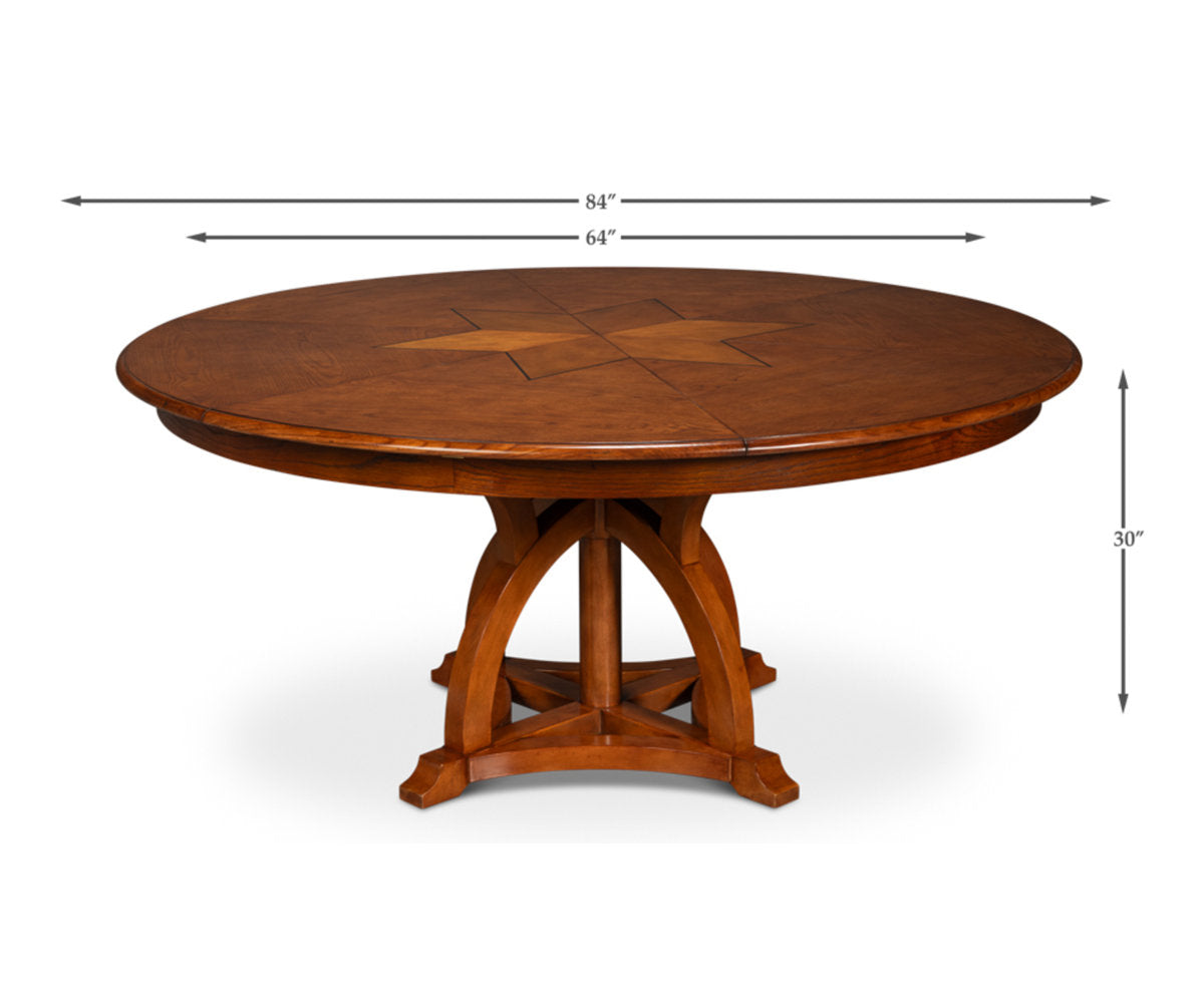 Austin Round Solid Wood Dining Table