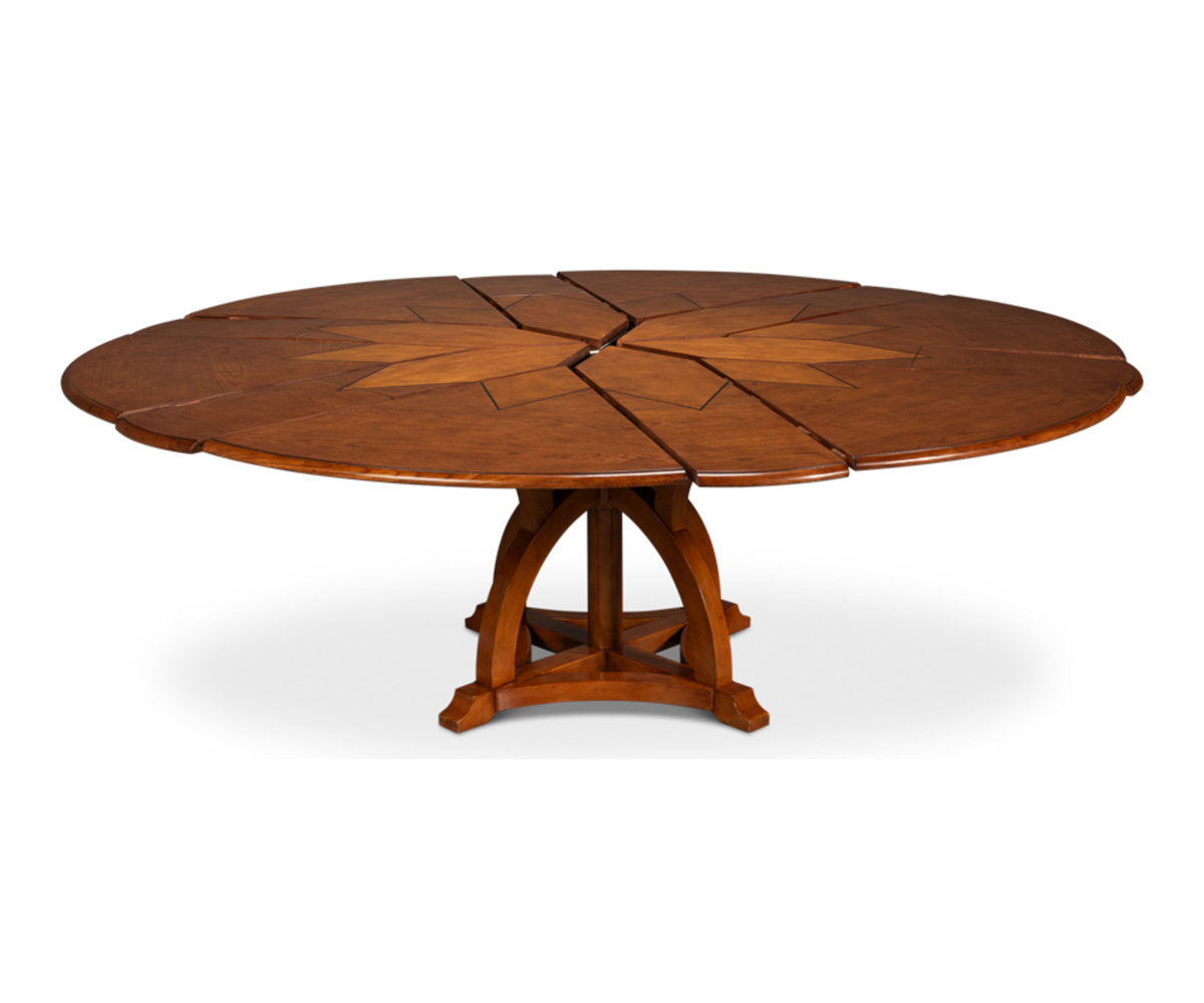 Austin Round Solid Wood Dining Table