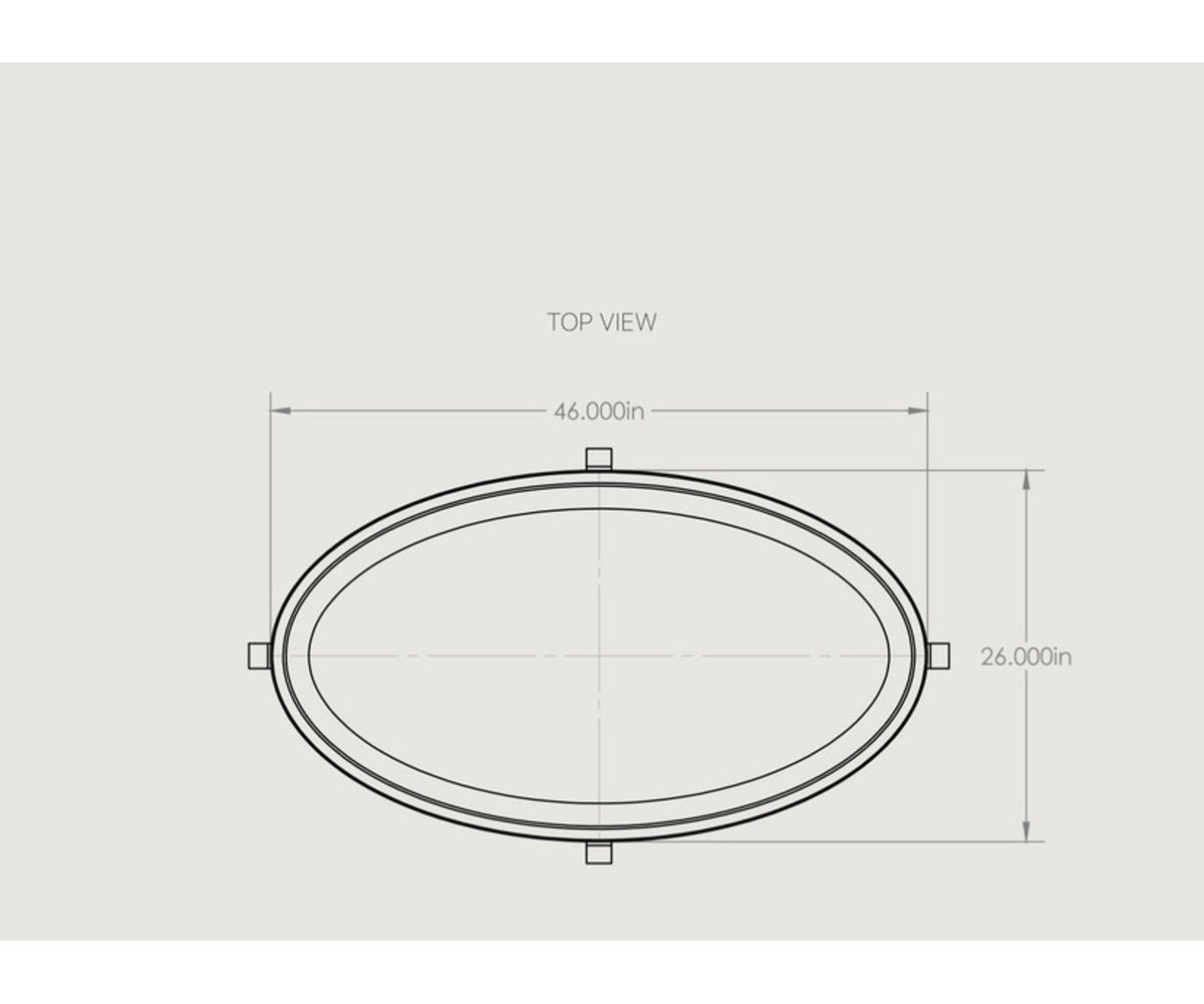 Aux Arc 49" Coffee Table