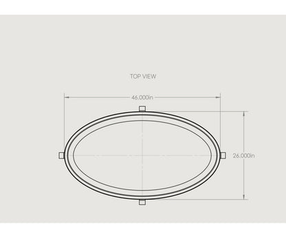 Aux Arc 49" Coffee Table