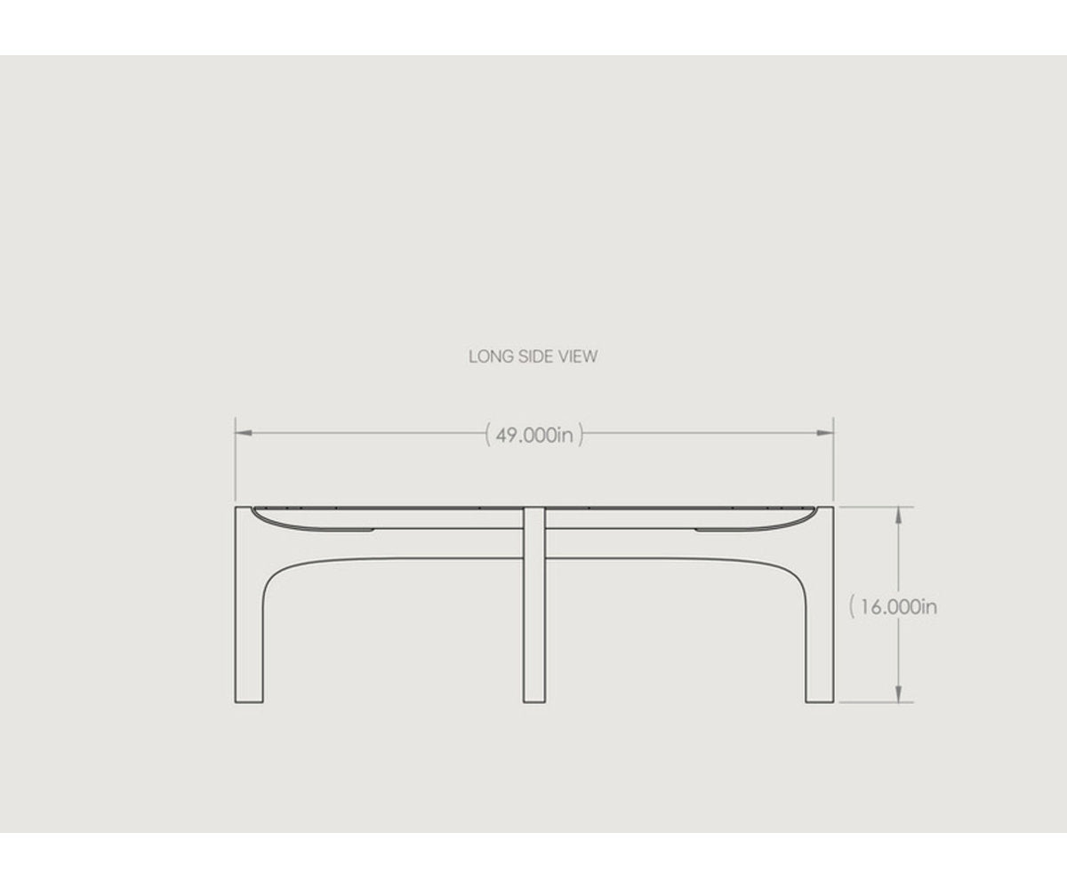 Aux Arc 49" Coffee Table
