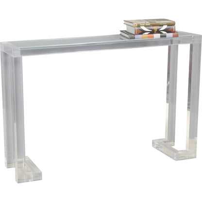Ava Glass Console Table
