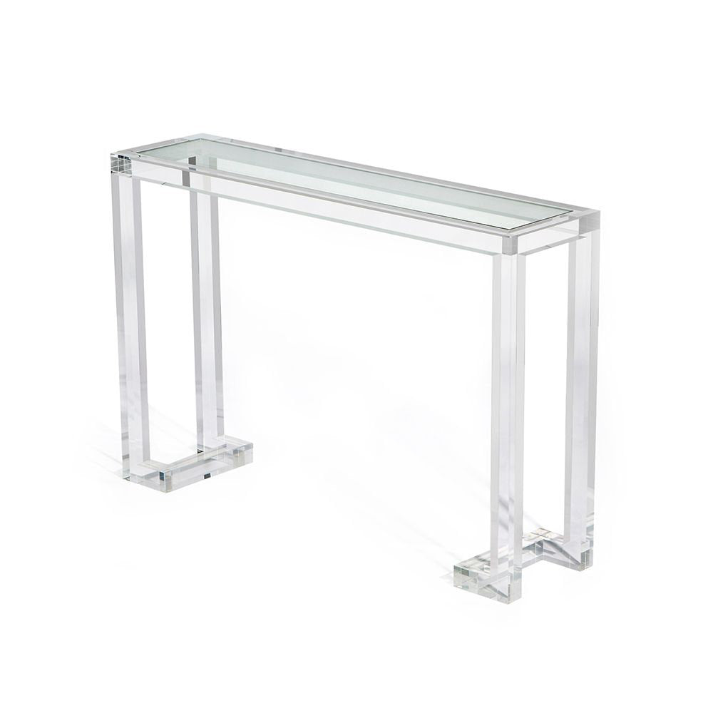 Ava Glass Console Table