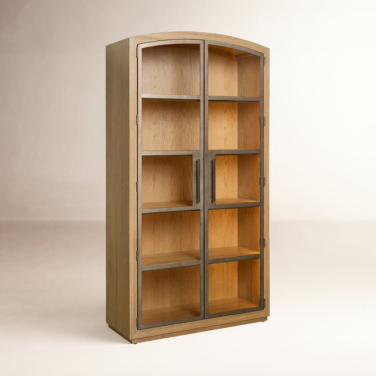 Avaline Scribe Lighted China Cabinet