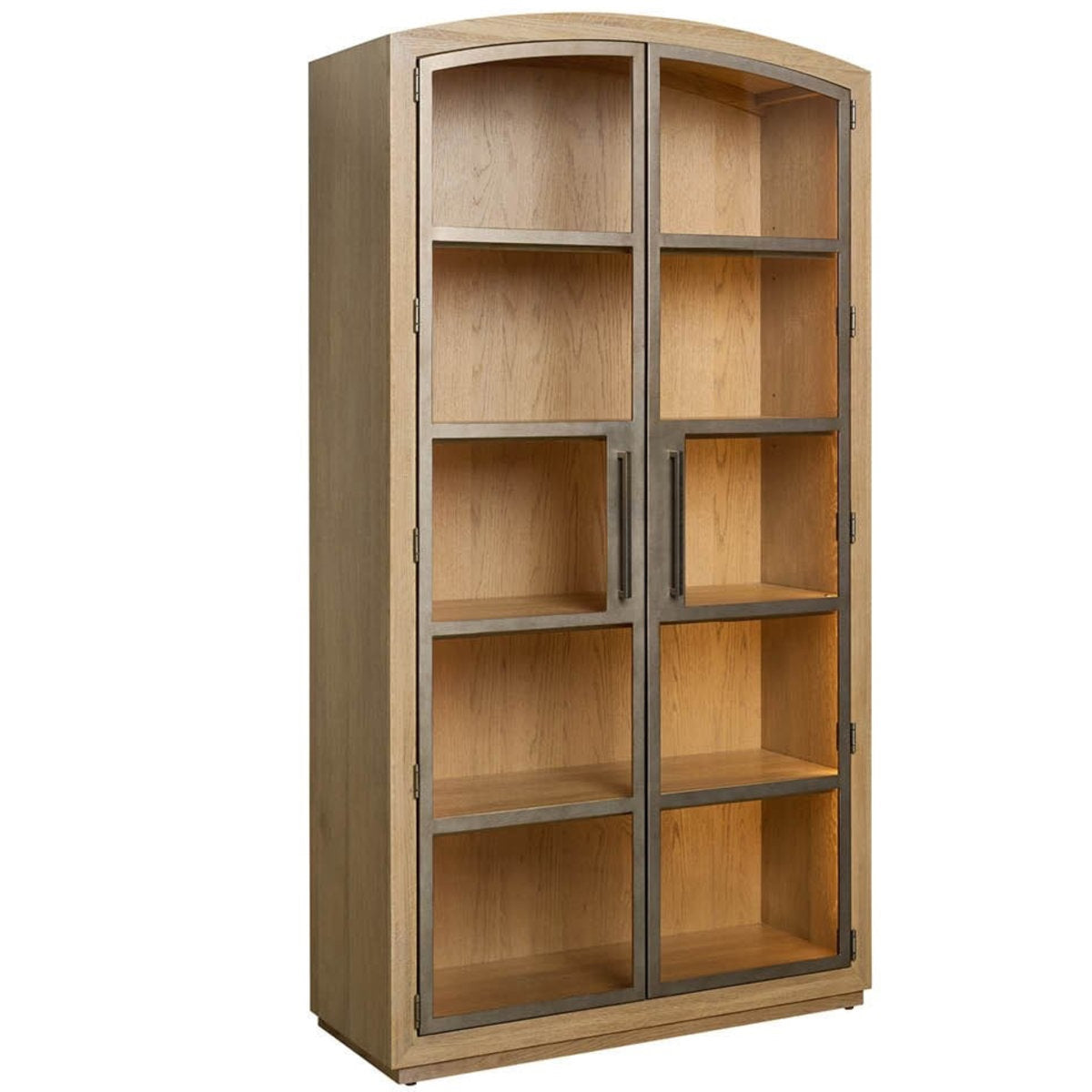 Avaline Scribe Lighted China Cabinet