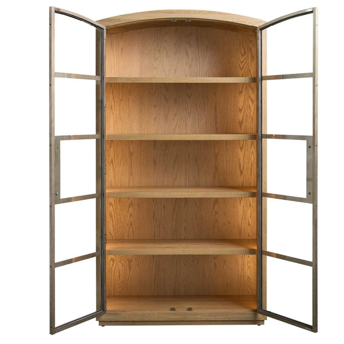 Avaline Scribe Lighted China Cabinet
