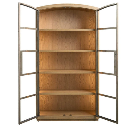 Avaline Scribe Lighted China Cabinet
