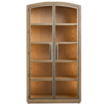 Avaline Scribe Lighted China Cabinet