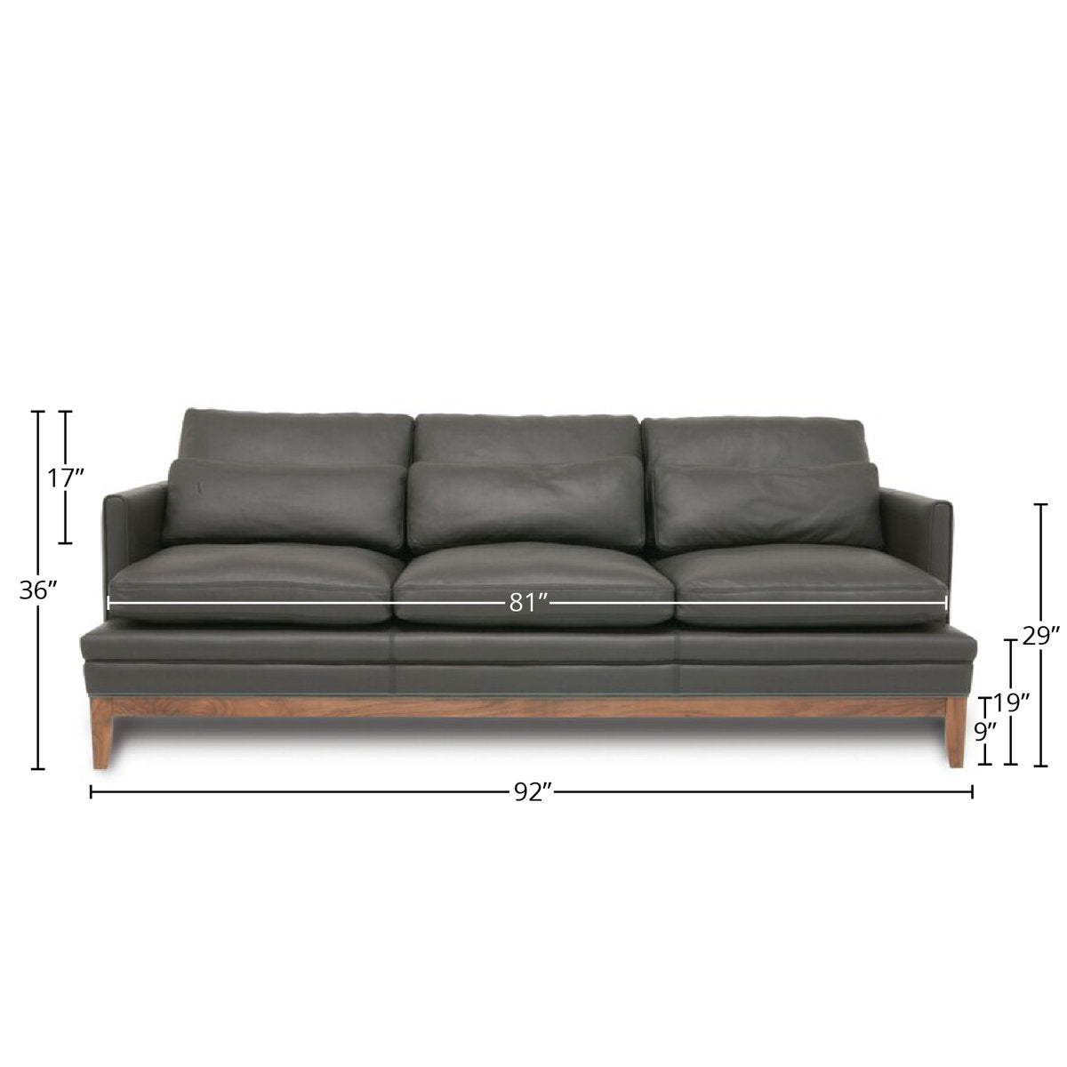 Aventador Leather Sofa