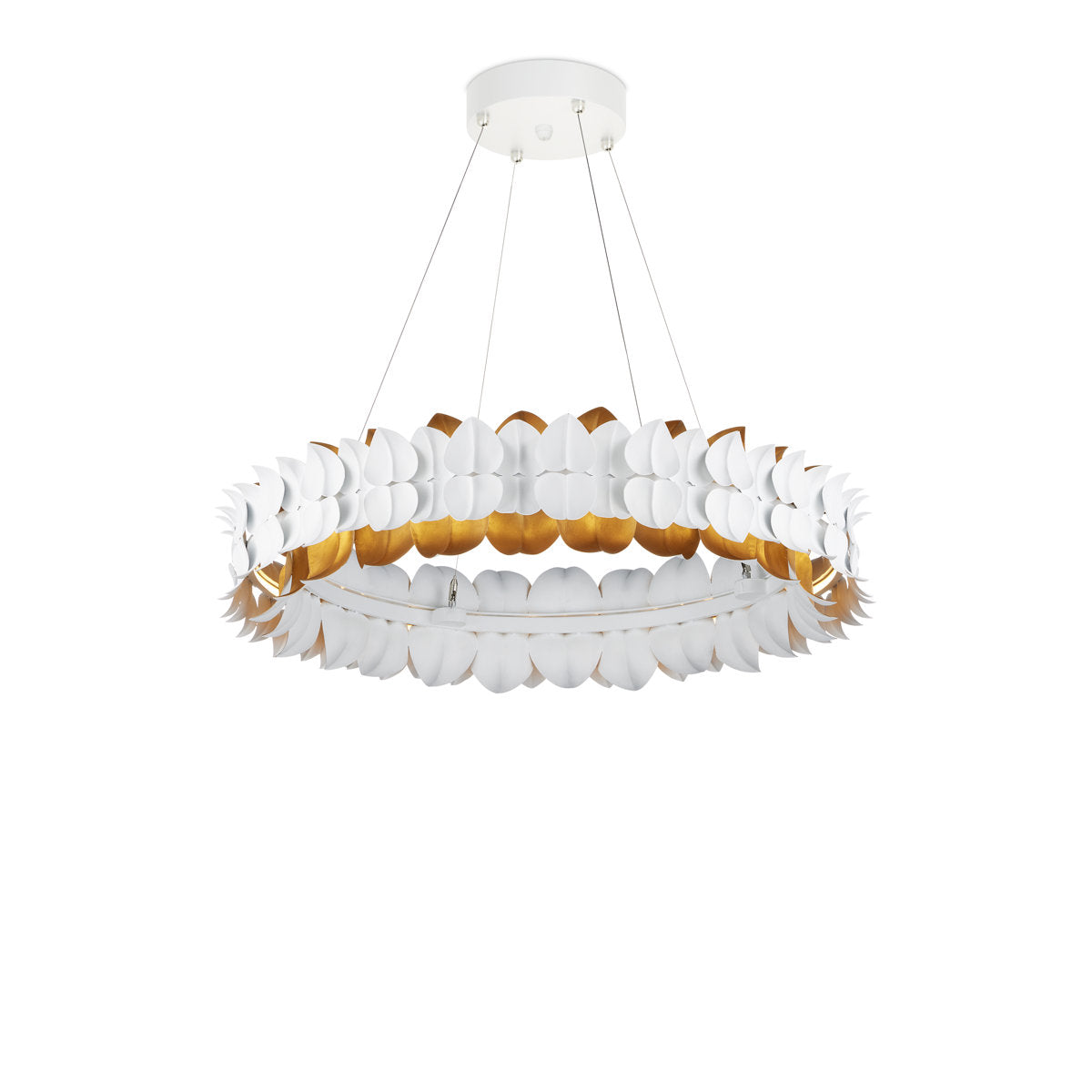 Aventine 1 - Light Wrought Iron LED Chandelier