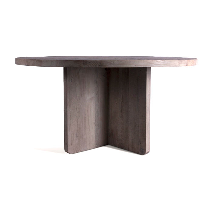 Axel Round Solid Wood Dining Table