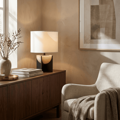 Axis Alabaster Table Lamp