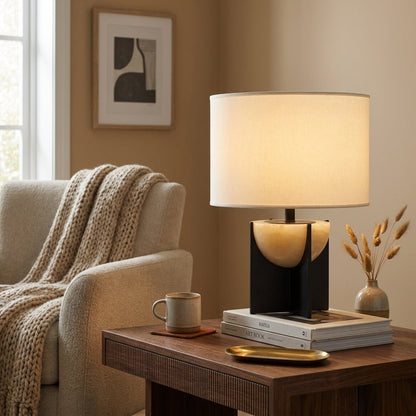 Axis Alabaster Table Lamp