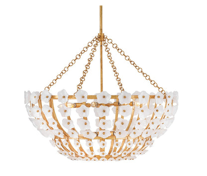 Azalea 12 - Light Steel Chandelier