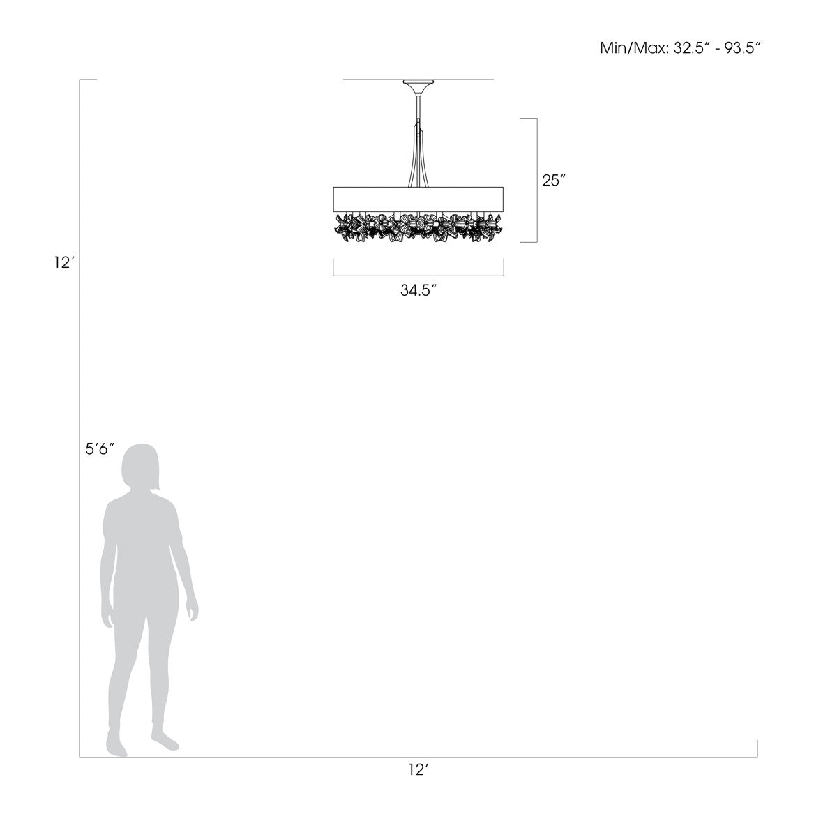 Azu 10 - Light Chandelier