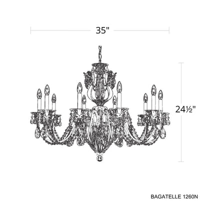 Bagatelle 13 - Light Glass Chandelier