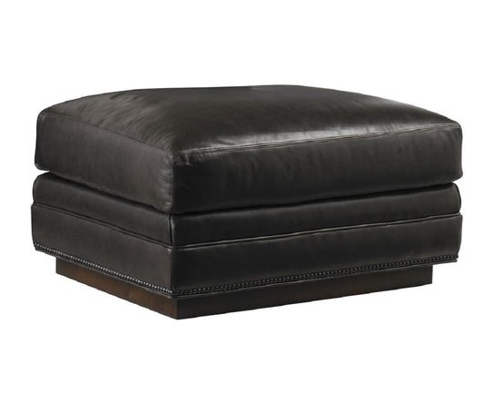 Balance Leather Ottoman