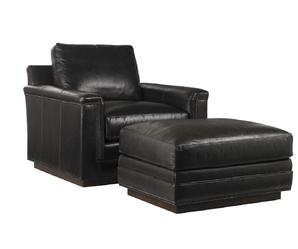 Balance Leather Ottoman
