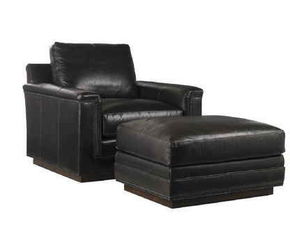 Balance Leather Ottoman