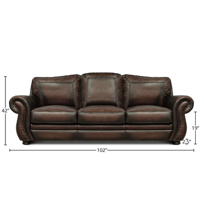 Balentine Leather Sofa