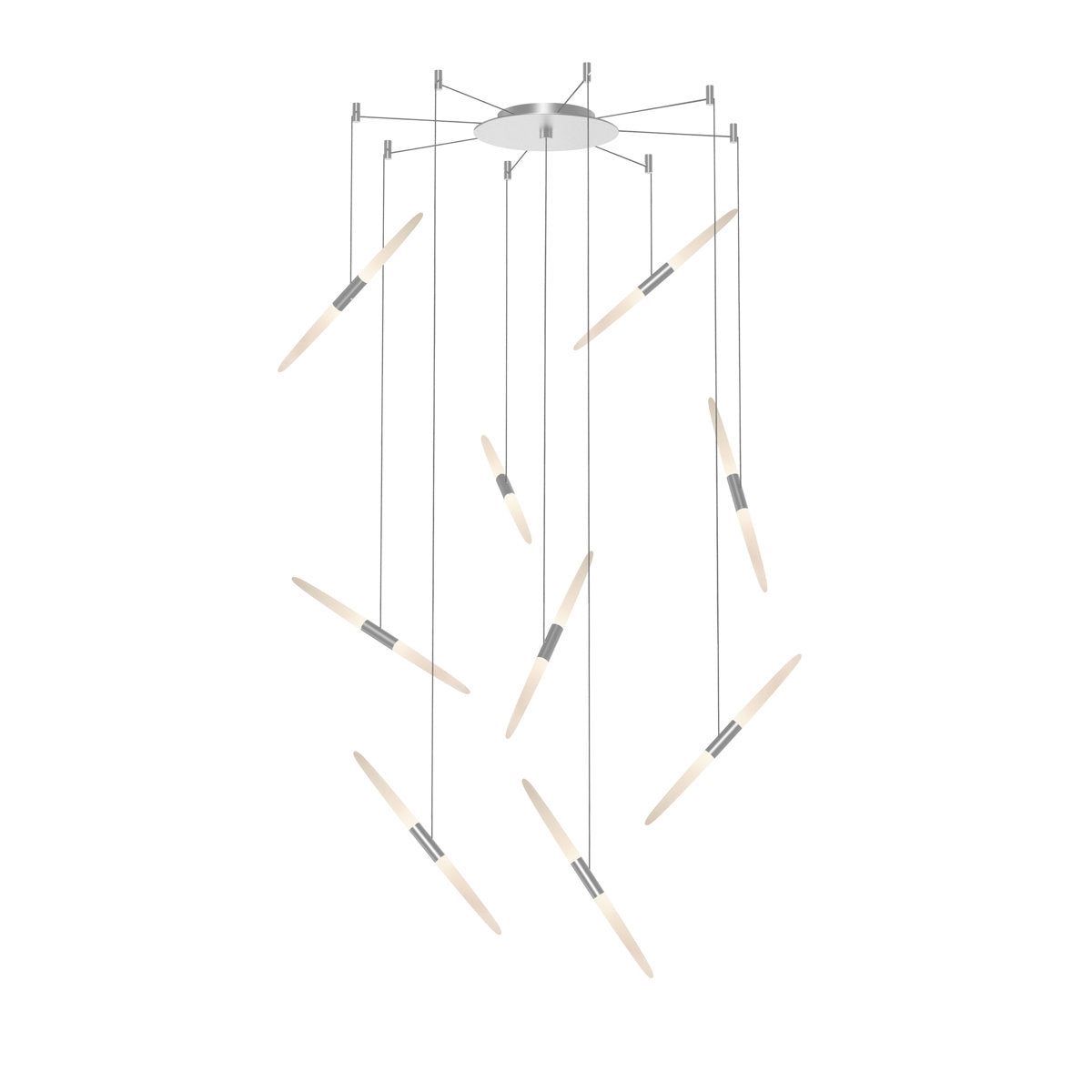 Ballet 9 - Light LED Chandelier
