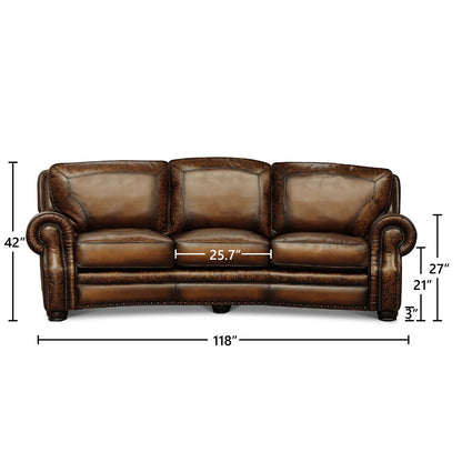 Balmoral Leather Sofa