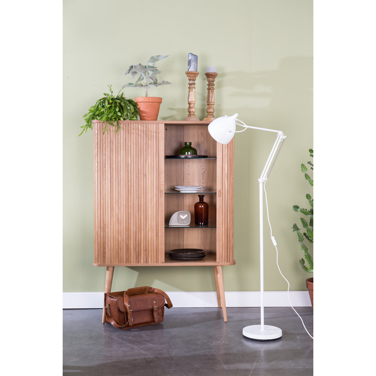 Barbier Solid Wood Accent Cabinet