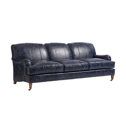 Barclay Butera Upholstery Leather Sofa